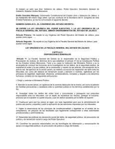 Ley Orgánica de la Fiscalía General del Estado de Jalisco