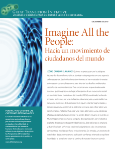 Imagine All the People - Great Transition Initiative