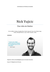 Nick Vujicic - Universidad Autónoma de Madrid
