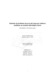 pdf Solución al problema inverso del riego por tablares mediante un