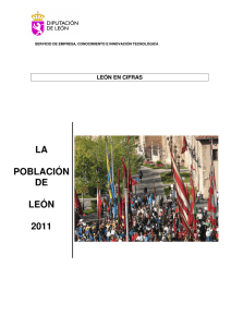 Población 2011 - Diputación de León