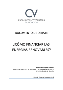 Cómo financiar las energías renovables