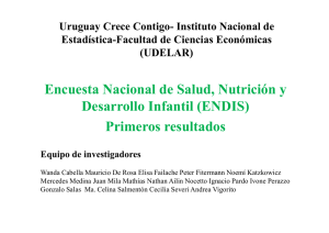 Encuesta Nacional de Salud, Nutrición y Desarrollo Infantil (ENDIS