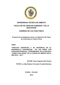 universidad técnica de ambato facultad de ciencias humanas y de la