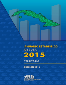 Territorio - Oficina Nacional de Estadísticas. Cuba