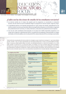 Cuáles son las elecciones de estudio de los estudiantes