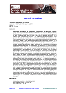 Sentencia de la Audiencia Provincial de Oviedo, de