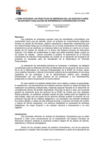 ¿cómo integrar las prácticas en empresas en los nuevos planes de