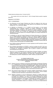 Resolución CD Nº 57/2013 - Consejo Profesional de Ciencias