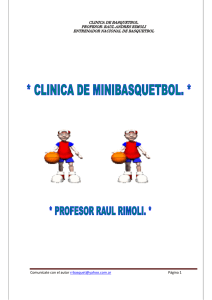 Raul Rimoli - Apuntes de minibasquetbol