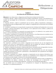 Unidad de Informátic - Auditoría Superior del Estado de Campeche