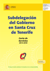 Carta de servicios de la Subdelegación del Gobierno en Santa Cruz