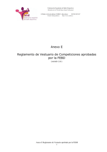 Anexo E. - FEBD. Federación española de baile deportivo