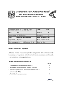 universidad nacional autónoma de méxico - FCA