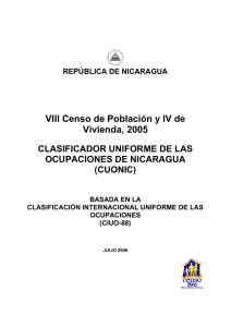 VIII Censo de Población y IV de Vivienda, 2005