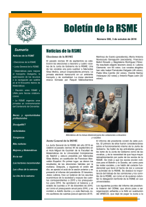 Boletín 506 - Real Sociedad Matemática Española