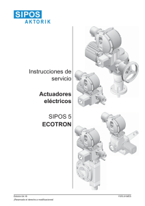 Instrucciones de servicio Actuadores eléctricos