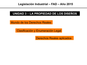 Legislación Industrial – FAD – Año 2015 UNIDAD 3 – LA