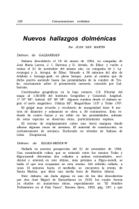 Nuevos hallazgos dolménicos