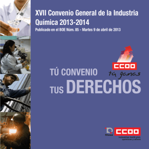 Convenio General de la Industria Química 2013-2014 - Fiteqa-CCOO