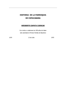 historia de la parroquia de copacabana