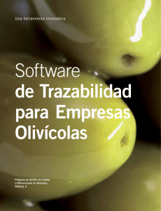 Un software de trazabilidad para el sector olivícola