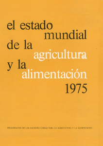 El estado mundial de la agricultura y la alimentación, 1975