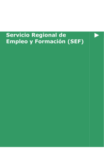 Servicio Regional de Empleo y Formación (SEF)