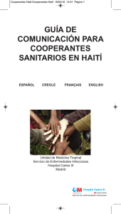 Cooperantes Haití - Comunidad de Madrid