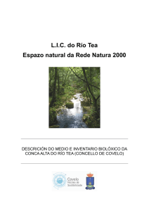 Inventario biolóxico da conca alta do río Tea