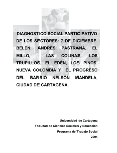 DIAGNOSTICO SOCIAL PARTICIPATIVO DE LOS SECTORES: 7