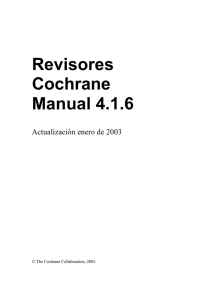 Revisores Cochrane Manual vs4 1 6