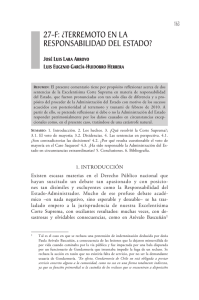 27-f: ¿terremoto en la responsabilidad del estado?