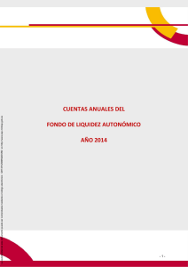Cuentas anuales del Fondo de Liquidez Autonómico. Año 2014