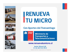 RESULTADOS 2011 - Ministerio de Transportes y