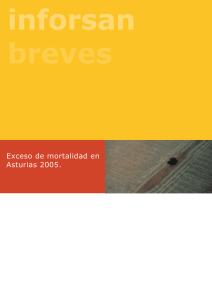 Exceso de mortalidad en Asturias 2005. Informe breve