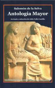 Libro: Salomón de la Selva Antología Mayor, Julio Valle