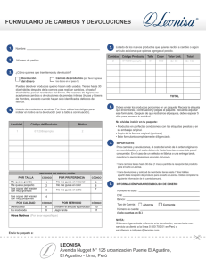 formulario de cambios y devoluciones