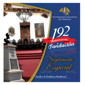 192 aniversario - Universidad Nacional de Trujillo