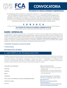 Convocatoria - FCA - Universidad Autónoma de Querétaro