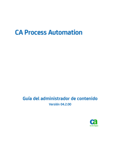 Guía del administrador de contenido de CA