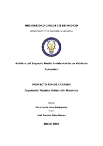 UNIVERSIDAD CARLOS III DE MADRID Análisis del Impacto Medio