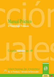 MANUAL práctico de parasitología veterinaria