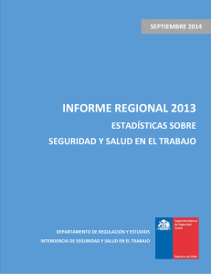 informe regional 2013 - Superintendencia de Seguridad Social