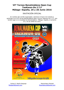 VI BENALMADENA CUP 2016- Español