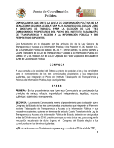 Junta de Coordinación Política - Congreso del Estado de Tabasco