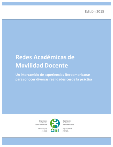 “Redes académicas de Formación Docente”.