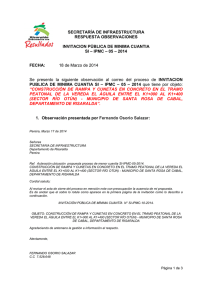 Respuesta Observaciones SI-IPMC-05-2014