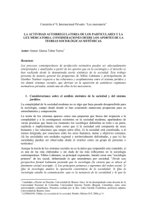 Comisión nº 9, Internacional Privado: “Lex mercatoria” LA