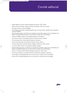 Comité editorial. Lista de autores. Lista de colaboradores. Entidades